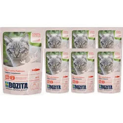 BOZITA Lachspastetchen in Sauce (Beutel) 12x85g