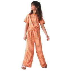 Next Wickelshirt Wickeloberteil und weite Hose im Set (2-tlg) orange 128 (8J)