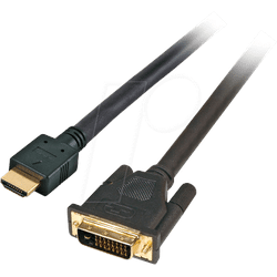 EFB K5432SW.1 - HDMI Stecker < DVI-D (24+1) 1080p 1,0 m