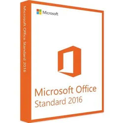 Office 2016 Standard - Produktschlüssel - Sofort-Download - Vollversion - 1 PC - Deutsch