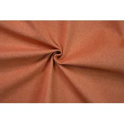 Stofferia Stoff Polsterstoff Teflon Filz Melange Varese Orange, Meterware orange