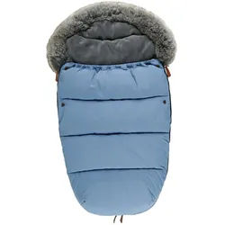 Jimmylee FUßSACK , Blau , Kunststoff , Füllung: Polyester, Fleece , 50x100 cm , wasserabweisend, Winterfußsack, Gurtschlitze, abnehmbarer Fellkragen , Baby on Tour, Kinderwagen, Kinderwagenzubehör, Fußsäcke Kinderwagen