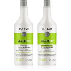 INOAR CicatriFios Set für beschädigtes und brüchiges Haar 2x1000 ml