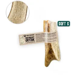 Paka Zwierzaka Natürliches Hirschgeweih Hund kauen SOFT S- 8-9 cm