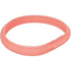 Flash light band USB M-L: 50 cm/30 mm coral