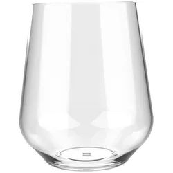 6 Mehrwegbecher Wasserglas Tritan 390ml Wiederverwendbar Kunststoff unzerbrechlich transparent Wasser Becher