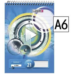 Landré Spiral-Notizblock 100050192 blau