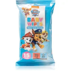 Nickelodeon Paw Patrol Baby Wipes Feuchttücher für Kinder 15 St.