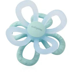 BabyOno Silicone Teether Flower Beißring Blue 1 St.