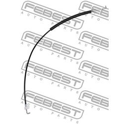 FEBEST Seilzug, Türentriegelung für Peugeot Boxer Citroën Jumper Fiat Ducato