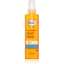 RoC Soleil Protect Moisturising Spray Lotion feuchtigkeitsspendendes Gel zum Bräunen SPF 50+ 200 ml