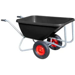 Growi® Compactkarre Big Ben - 180 Liter, 2-rädrig, schwarz