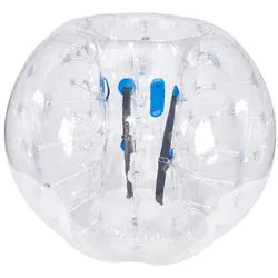 VEVOR Aufblasbarer Bump Ball Bumper Stoßball 1 Stk. 1,5 m x 1,2 m, Menschlicher Kollisionsball, PVC-Körperblasen-Bounce-Ball für Outdoor-Aktivitäten, Transparenter Aufblasbarer Bumper Ball