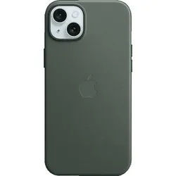 APPLE Feingewebe Case mit MagSafe, Backcover, Apple, iPhone 15 Plus, Immergrün