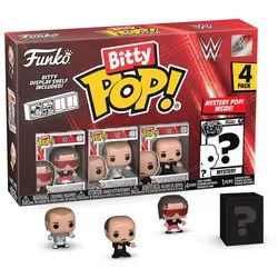 WWE Bitty POP! Vinyl Figuren 4er-Pack Bret Hart 2,5 cm