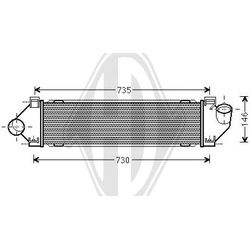 DIEDERICHS Ladeluftkühler für Ford S-Max Mondeo IV Galaxy II