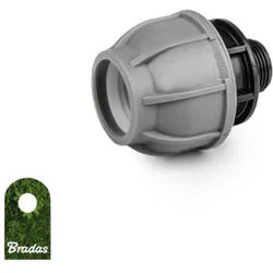 PE-Rohrverbinder 25 mm mit Außengewinde 1"