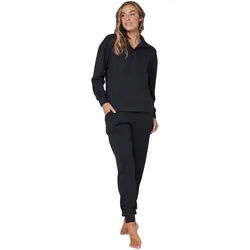 Pastunette Hausanzug Modischer Damen Homewear Anzug (2 tlg) Modisches Design grau 44