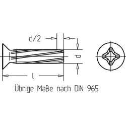DRESSELHAUS Gewinde-Schneidschraube 6111/001/01 6x20