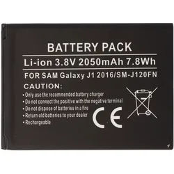 Akku passend für Samsung Galaxy J1 2016, SM-J120FN Akku EB-BJ20CBE