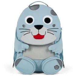 Affenzahn Kinderrucksack "Große Freunde" - Rucksack für 3-5 J. (Robbe) blau 20 cm x 31 cm x 12 cm