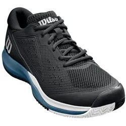 Wilson Rush Pro Ace Clay/Sandplatz (2E/weit) schwarz/blau Herren Tennisschuh schwarz 41 1/3