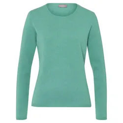Le pull encolure ronde include vert