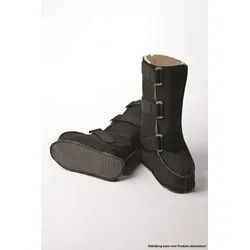 ORGATERM Reha Stiefel mit Nylonbezug, Laufsohle und Klettverschluss schwarz 43/44 1 Paar