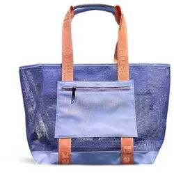 Blauer für Damen. S5GOFAN01 Gofan 01 fliederfarbener Netz-Shopper (OSFA), Lässig, Nylon