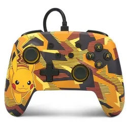 PowerA Controller für Nintendo Switch, Camo Storm Pikachu Switch-Controller