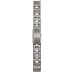 QuickFit 22-Uhrenarmbänder Armband aus Titan mit Schlitzen