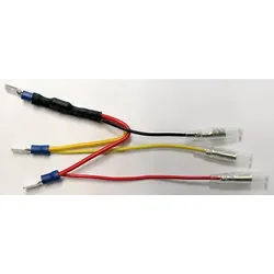 SHIN YO Widerstand mit Adapterkabel für LED-Rücklichter, 6,3 mm Flachstecker