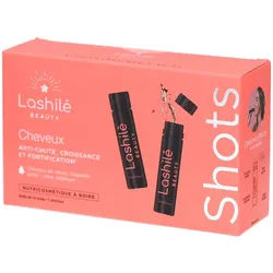 Lashilé Beauty - Shots Haar - Formel 3 in 1 - Anti-Haarausfall, Wachstum und Stärkung - Nutricosmetics zum Trinken - 14-Tage-Programm - Venushaar, Rucola, Schachtelhalm, Selenium