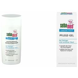 sebamed® Unreine Haut Hautklärendes Gesichtswasser + Pflege-Gel