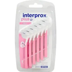 DENTAID INTERPROX plus nano rosa Interdentalbürste 6 St