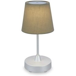 BRILONER Tischleuchte »COMPA«, ØxH: 12,5 x 30 cm, 3 W, Kunststoff/Stoff - beige