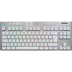 LOGITECH G915 X Lightspeed TKL, weiß, LEDs RGB, GL TACTILE, USB/Bluetooth, DE