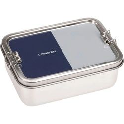 LÄSSIG Lunchbox »Solid, blue«, (1 tlg.) Lässig silberfarben/blue