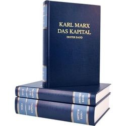 Das Kapital. Kritik der politischen Ökonomie Band 1-3, Fachbücher von Karl Marx