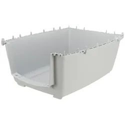 TRIXIE Hunde-Transportbox Ersatz-Unterteil hellgrau für Transportbox Gulliver