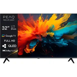 PEAQ PTV 32GQF-5026T QLED TV (Flat, 32 Zoll / 80,0 cm, Full-HD, SMART TV)
