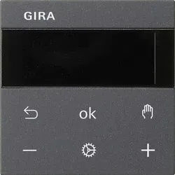 Gira 539328 S3000 Raumtemperaturregler Display, System 55, anthrazit