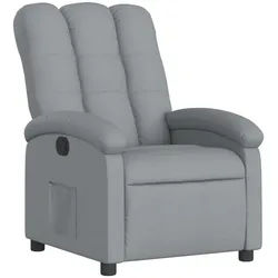 vidaXL Relaxsessel, Sessel Hellgrau Stoff