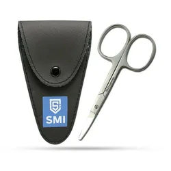 SMI Baby-Nagelschere Nagelschere Baby gebogen Nagelscheren Fingernägel Fußnägel + etui silberfarben