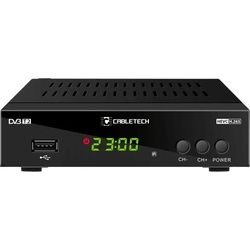 Cabletech DEKODER DVB-T2 H.265 HEVC URZ0338, TV Receiver, Schwarz