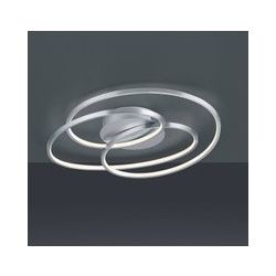 LED-Deckenlampe Gale, 60 cm, nickel matt