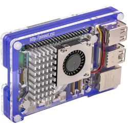 PIMORONI Pibow Gehäuse für Raspberry Pi 5, Lila, PIM679