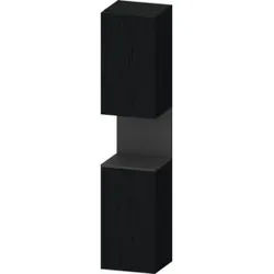 Duravit Hochschrank Qatego 40x36x1760cm, 2 T, An r, graph m/Eich sw