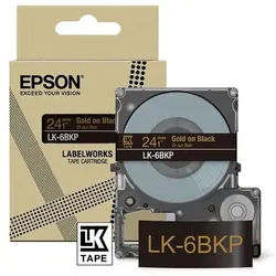 Epson Beschriftungsband »LK-6BKP« 24 mm x 9,0 m gold, 2.4 cm