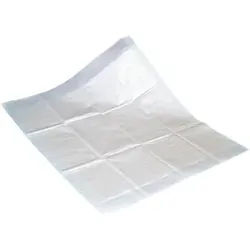 Hygostar® Krankenunterlagen Dry & Smooth, weiß, blau, Inkontinenzversorgung im Kranken-/Pflegebereich, 1 Packung = 50 Stück, Maße: 60 x 40 cm, 1-lagig, 400 ml